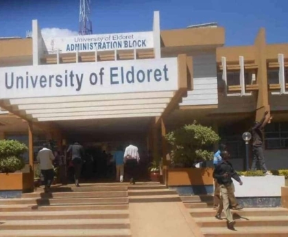 University of Eldoret administration block.