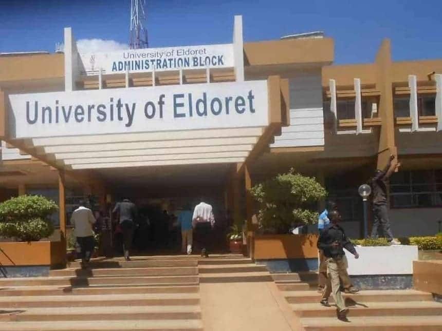 University of Eldoret administration block.