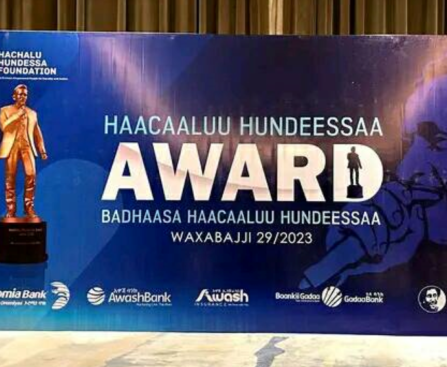 Hachalu Hundeessa Award